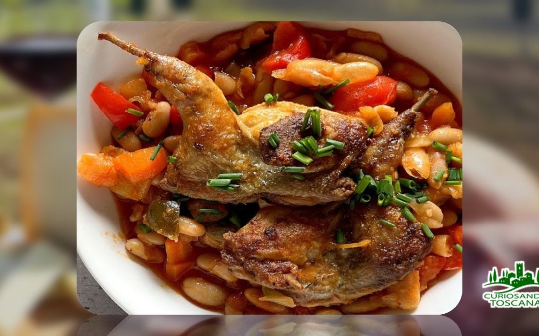 Quaglie in umido con fagioli